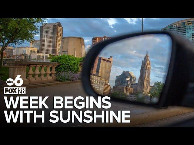 Columbus Weather: Week starts with sunshine, warming temps