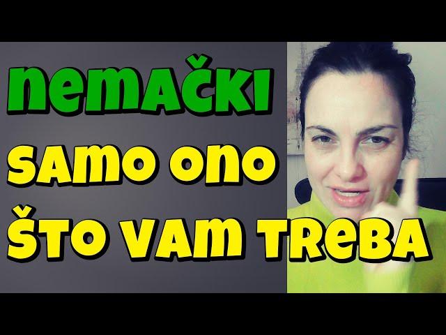 NEMAČKI - A2 - UČITE SAMO ONO ŠTO VAM TREBA- BEZ NEPOTREBNIH  OBJAŠNJENJA KOJA VAM ODVRAĆAJU PAŽNJU