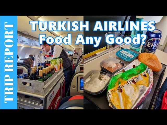 Turkish Airlines Economy Class Food Review  Inflight Meal & Drinks on Medium-haul Flight