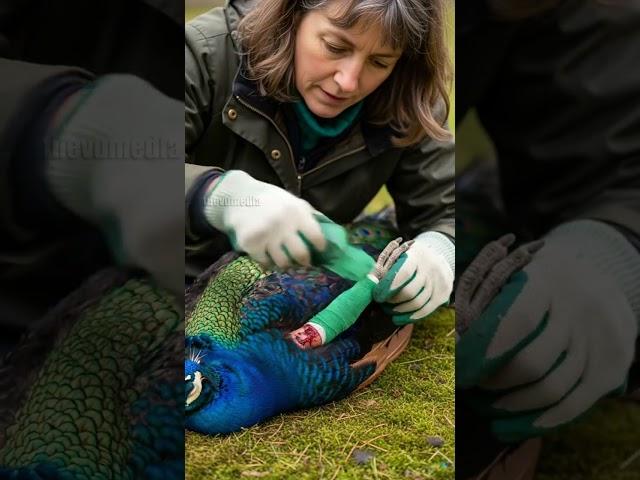 Peacock Gets A Second Chance At Life! #rescue #animals #wildlife