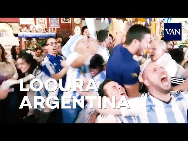 MUNDIAL DE RUSIA 2018 | Reacciones hinchas argentinos al gol de Rojo