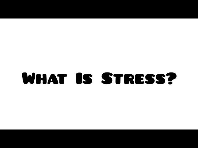 What Do You Know About Stress | Dr Vishnu P | vexplorehealth