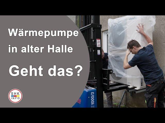 Wärmepumpe in 60er-Jahre-Halle: So läuft die Anlage & erste Verbrauchswerte!