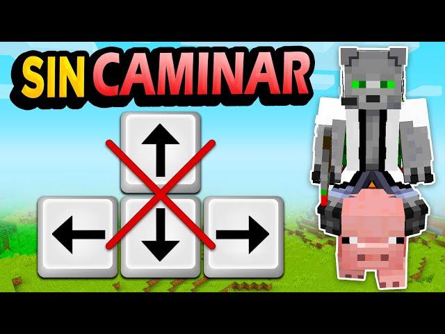 ¿Se puede pasar Minecraft SIN CAMINAR?