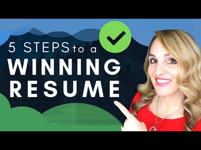 How To Write A GOOD Resume - Resume Example Template