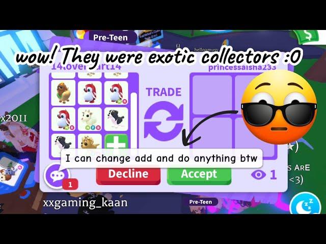 WOW!  THEY OFFERED THEIR BEST FOR EXOTICS  I CAN'T GET BETTER THAN THIS?!  Adopt Me - Roblox