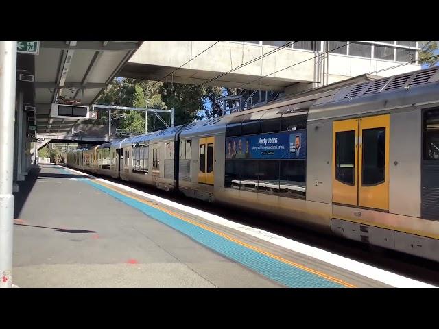 Sydney Trains: T1 and T104 arrive at Jannali