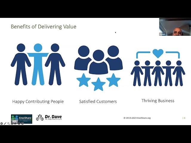 EAFH63: Dr. Dave Cornelius virtual book tour presenting Do you Deliver Value at  Agile SoCal