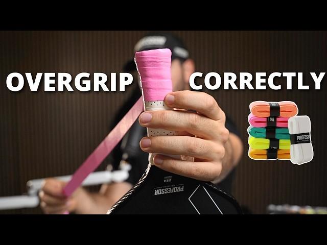 How to Overgrip your Pickleball Paddle