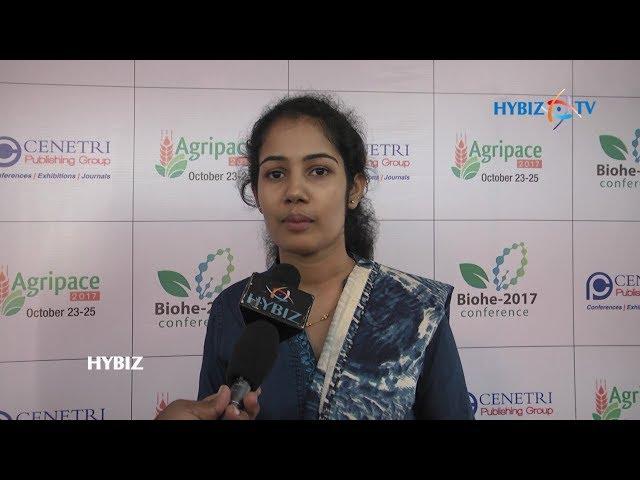 Elizabeth John Ph.D in Soil Science at Kerala Agricultural University about Agripace 2017