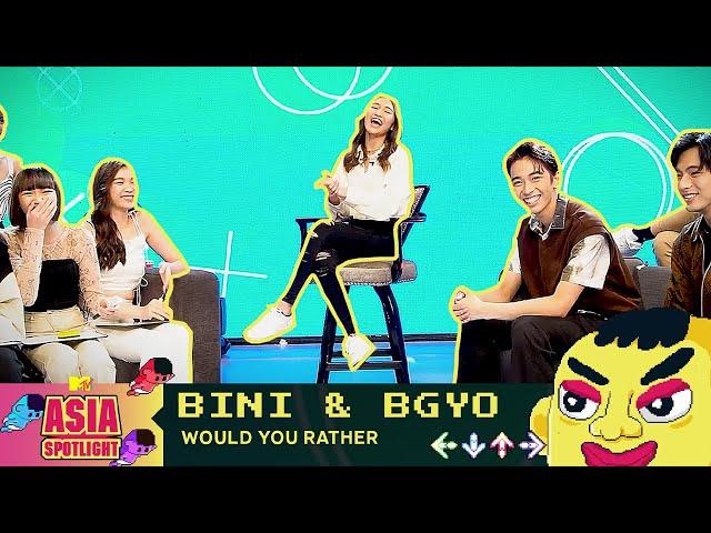 BINI & BGYO Play 'Would You Rather' | Asia Spotlight