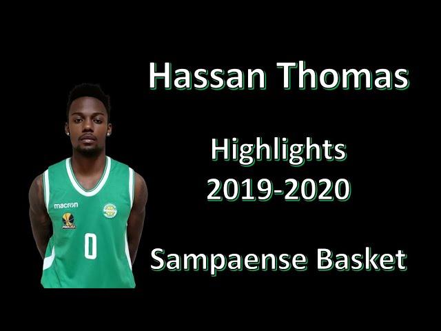 HASSAN THOMAS // Sampaense Basket // Highlights 2019-2020 // BHP Productions