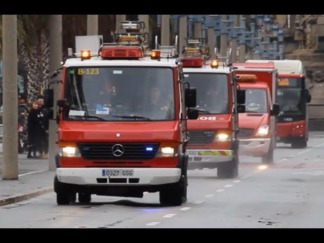 [Apartment Fire!] Barcelona Emergency Vehicles responding urgently