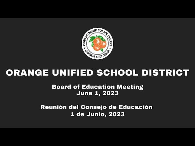 OUSD Board Meeting - June 1, 2023