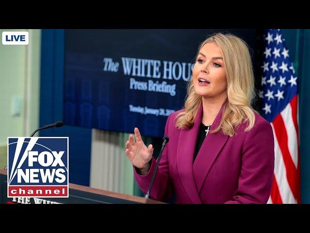 Karoline Leavitt briefs after federal court blocks Trump's tariffs