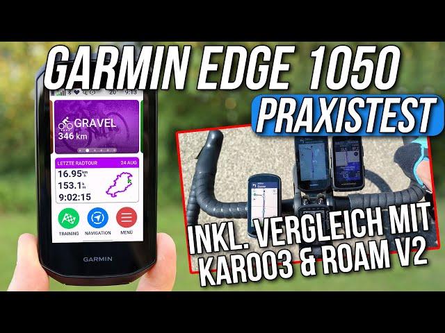 Garmin Edge 1050 Test & Erfahrungen  Top Display  Sprachansage  Navigation  Review Deutsch