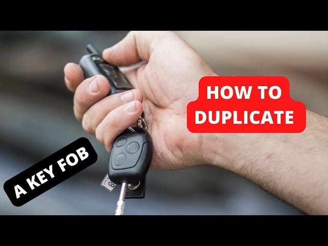 Car Key Duplicates guide: How to Duplicate a Key Fob  Easily