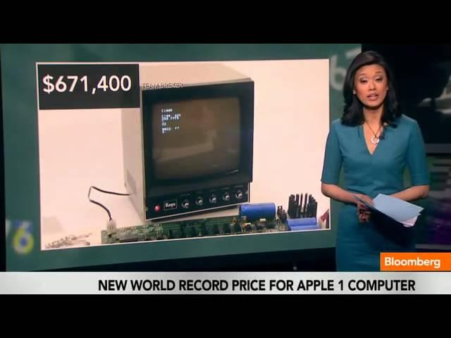 Bloomberg Auction Team Breker Köln Original Apple 1 a Record Setting Slice of History 2