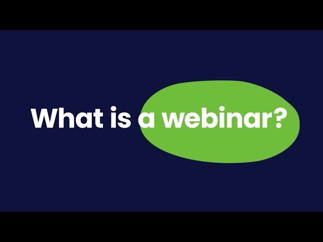 What is a Webinar? The Simplest Explanation You Will Get