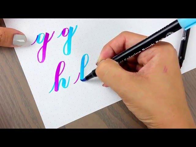 Improve your letters with this easy brush pen method