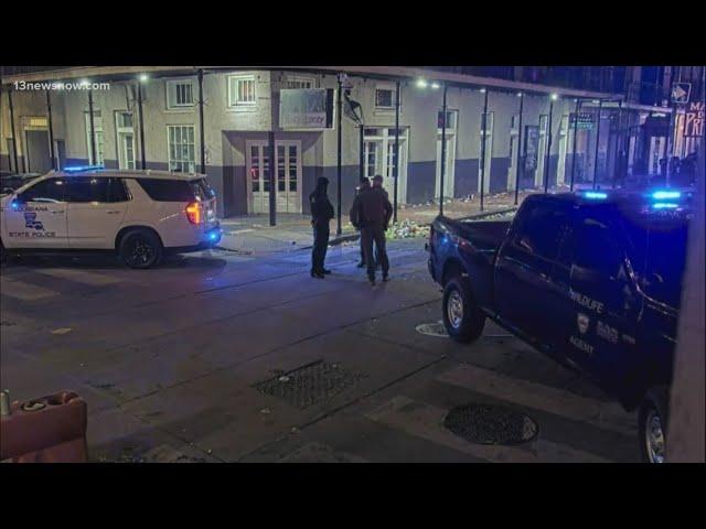 Investigators still active on Bourbon Street after early New Year's Day attack