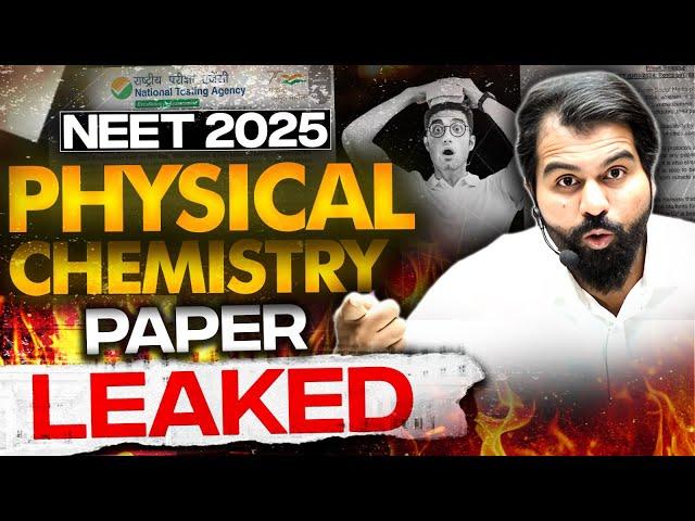 NEET 2025 Physical Chemistry Paper Leaked || Complete Physical Chemistry by ABK Sir #neet