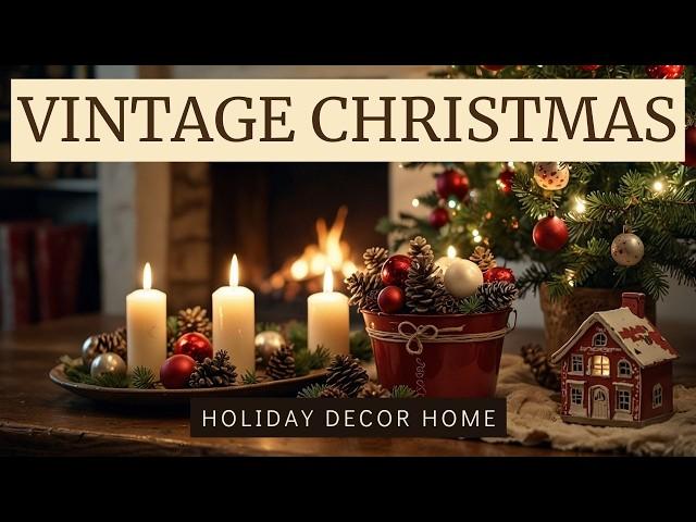 Cozy Vintage Christmas Decor Ideas to Warm Up Your Home 