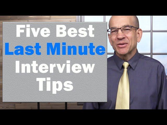 5 BEST Interview Tips - The Ultimate Formula to Interview Success