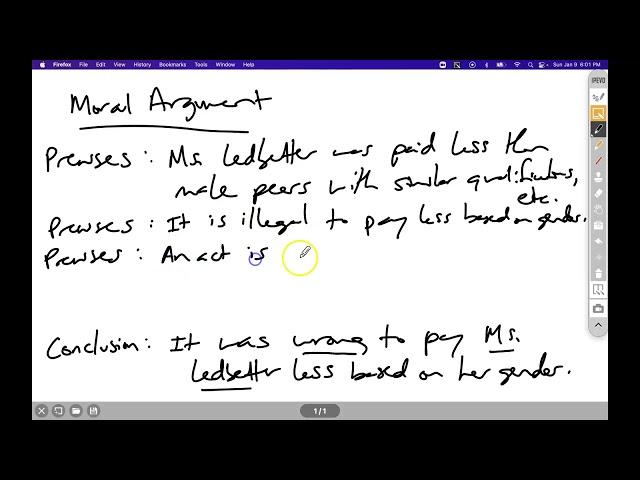 Building a Moral Argument