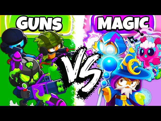 Guns VS Magic in BTD 6!