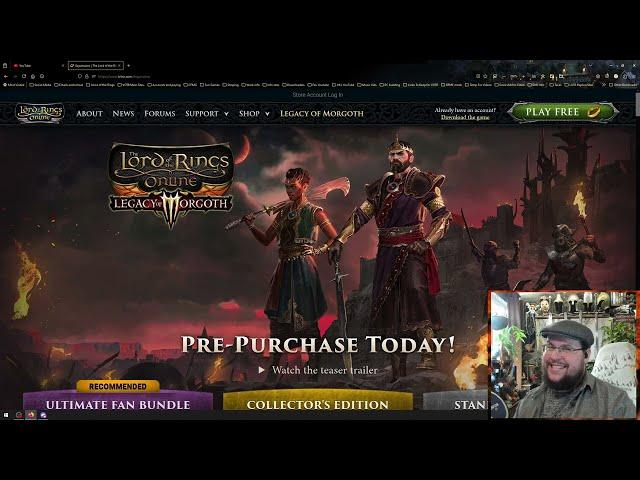 NEW LOTRO Legacy of Morgoth Expansion - Pre Order and Details! - So Excited | A LOTRO Update.