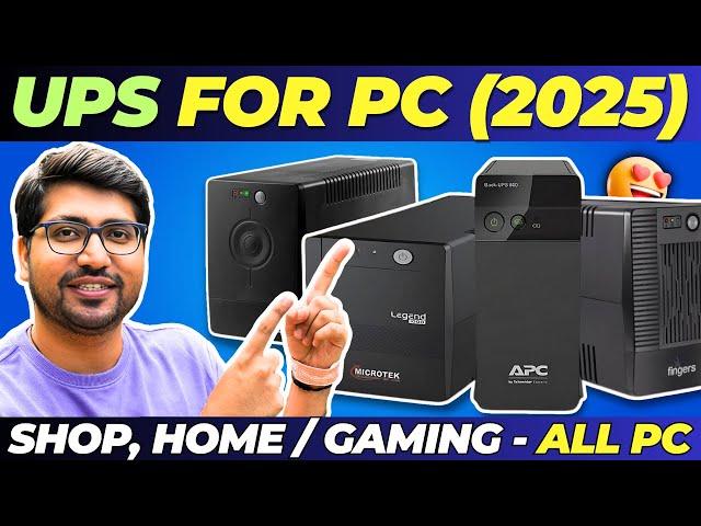 [2025]Best UPS for PC in IndiaFor Gaming & Editing PC ️ Best 600VA , 1000VA & 1500VA UPS