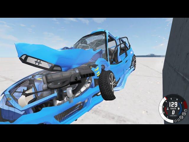 BeamNG Drive - Super Slow Mo Crashes over 230km/h