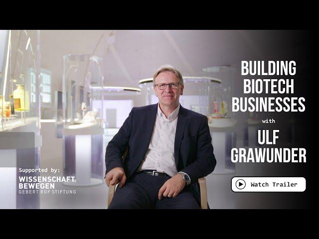 Entrepreneurship Masterclass Switzerland: Building Biotech Businesses with Ulf Grawunder (Trailer)