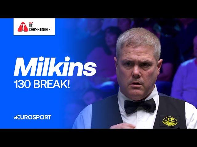 130 break from Robert Milkins against Ding Junhui  | 2024 UK Championship Highlights