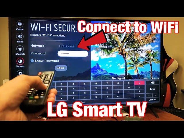 LG Smart TV: How to Connect/Setup to WiFi Network