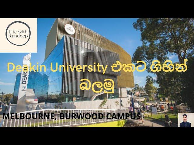 ඕස්ට්‍රේලියාවේ university එකක්  බලන්න යමුද? (Deakin University- Melbourne)