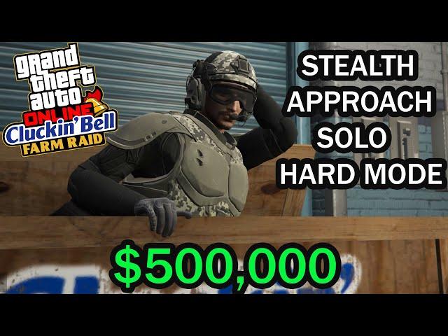 GTA Online The Cluckin Bell Farm Raid Heist - Stealth Approach Solo on Hard Mode