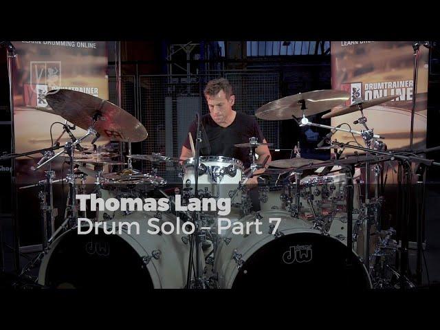 Thomas Lang Drum Solo Part 7 - Drumtrainer Online