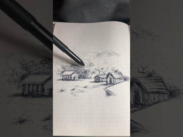 Reference photo: :Drawing scenery’ by Jack Hamm