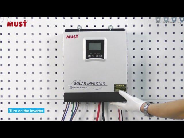 PV1800 VPM High Frequency Off Grid Solar Inverter Installation Video