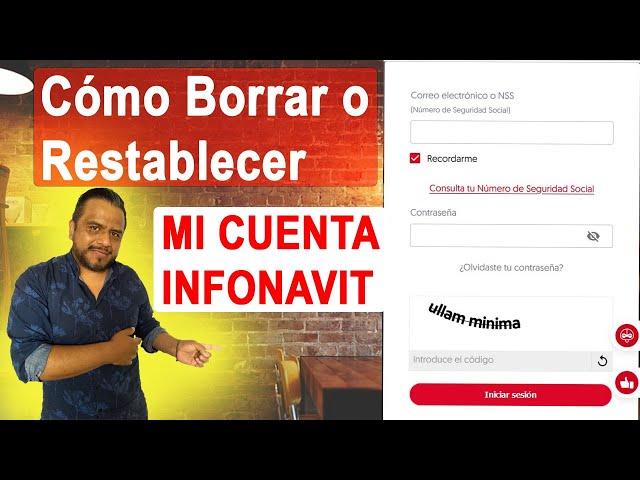 Como Restablecer MI CUENTA INFONAVIT  2023