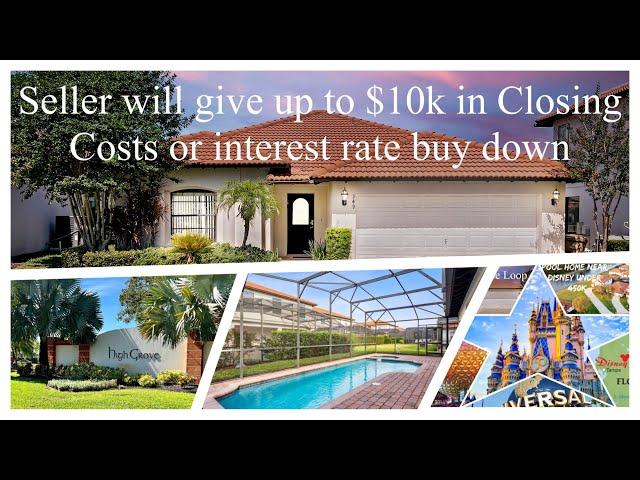 Disney area, Vacation Pool home Walk-thru 349 Summer Place Loop, Clermont, FL. 34714