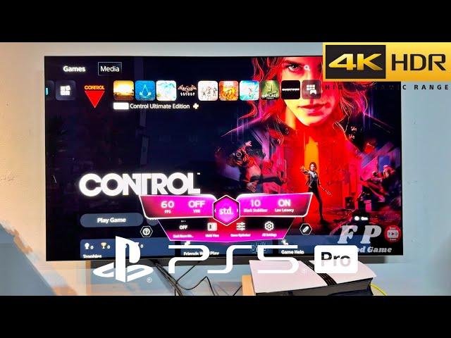 Control Ultimate Edition PS5 Pro Gameplay With LG Oled TV 4K (Quality 60FPS)