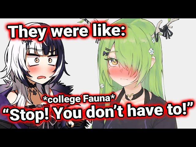 Fauna tells what she did on IRL college party she was on (ft. Shiori)