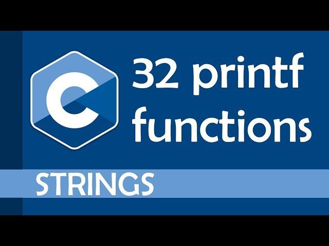 Simple technique to understanding all 32 printf functions