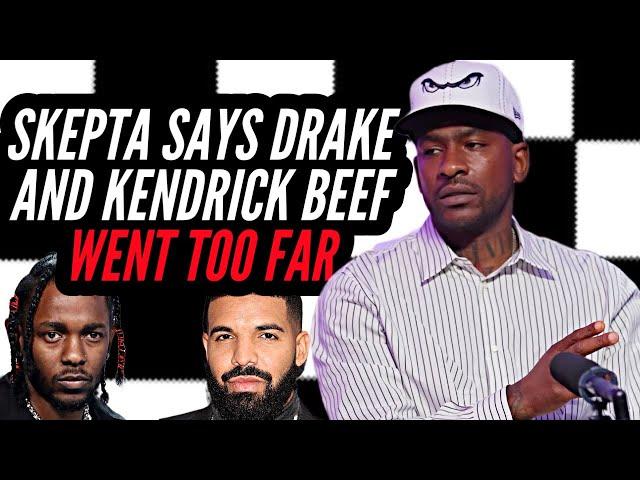 "They BOTH Looked CRAZY!" Skepta Reacts To Drake & Kendrick Lamar's Rap Beef