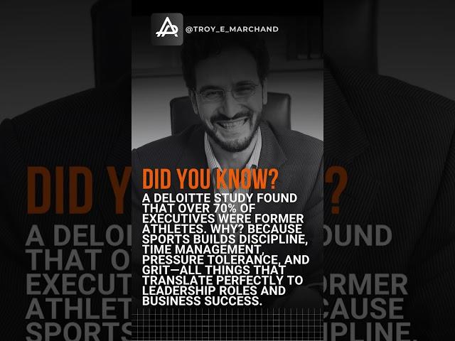 Did you know that over 70% of executives once played competitive sports?