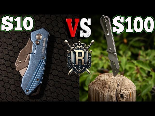 $10 vs $70 vs $90 vs $100 EDC Utility Blade Comparison