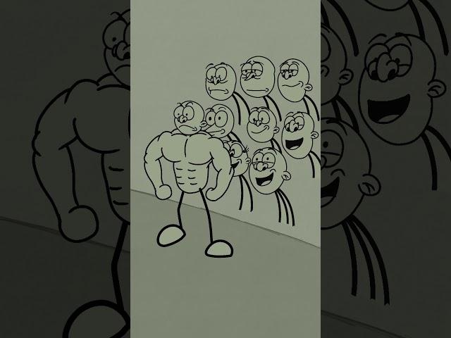 The body builder!  (4k memes) #shorts